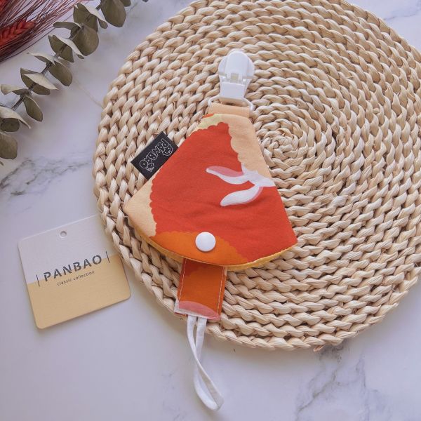 PANBAO手作-兔子躲貓貓(橘)安撫禮盒組 