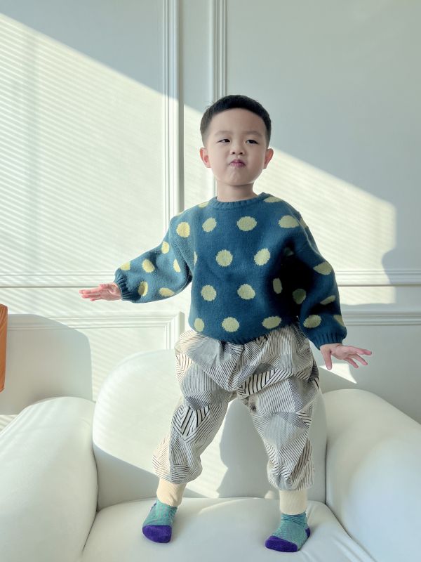 幾何縮口哈倫褲 