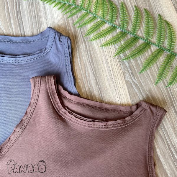 男寶不修邊幅寬版休閒背心 