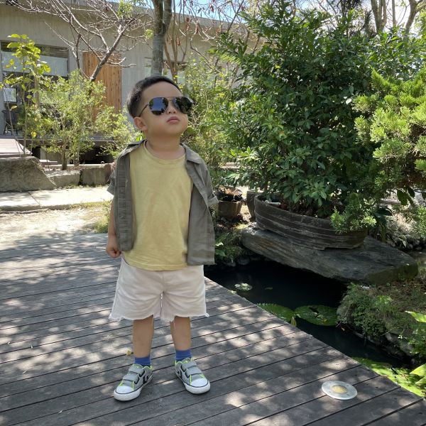 個性牛仔五分褲 兒童牛仔短褲