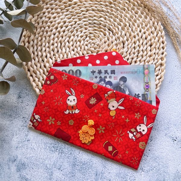 兔年燙金紅包袋 