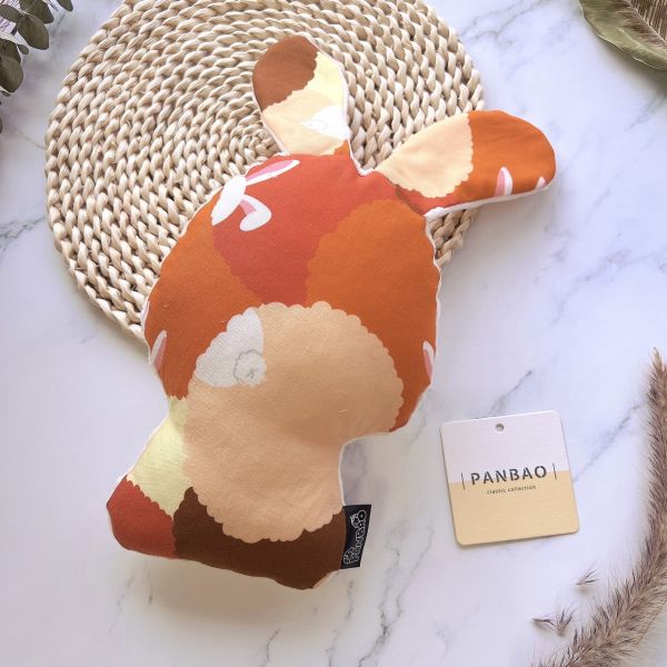 PANBAO手作-兔子躲貓貓(橘)安撫禮盒組 