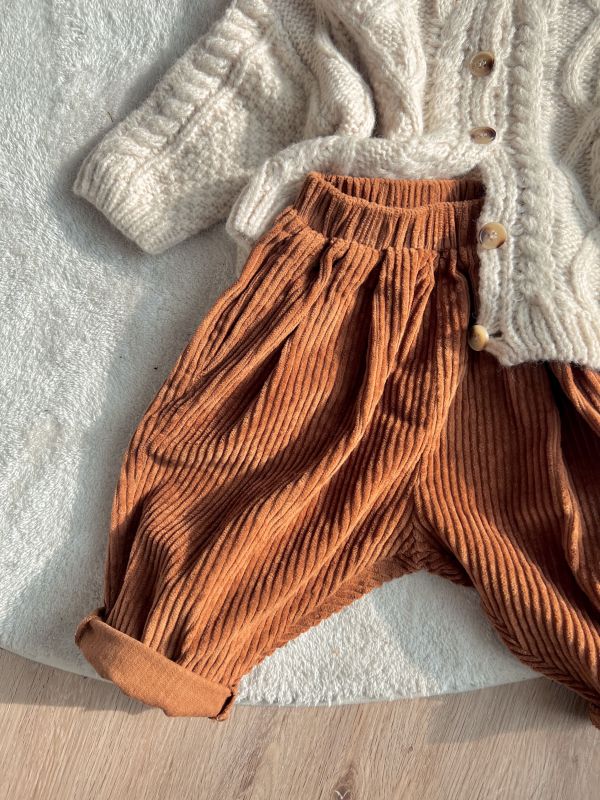 粗條燈芯絨蘿褲 