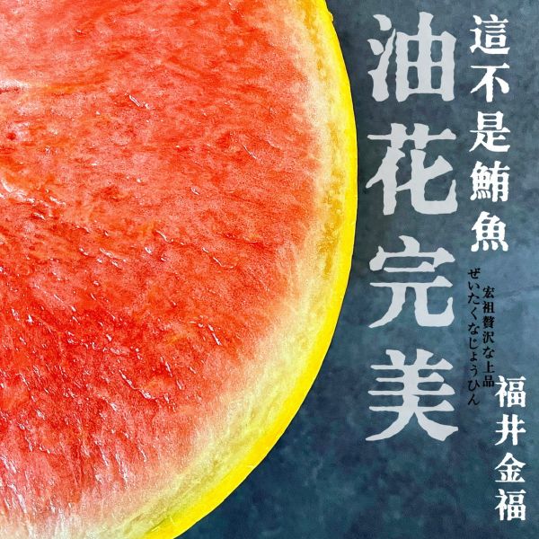 日本福井｜金福西瓜｜黃金西瓜 日本金福西瓜｜甜過初戀的極品限定
日本福井｜金福西瓜｜黃金西瓜