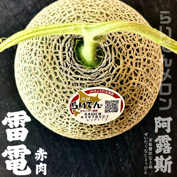 北海道｜雷電赤肉｜香草奶油哈密瓜 北海道｜雷電赤肉｜香草奶油哈密瓜