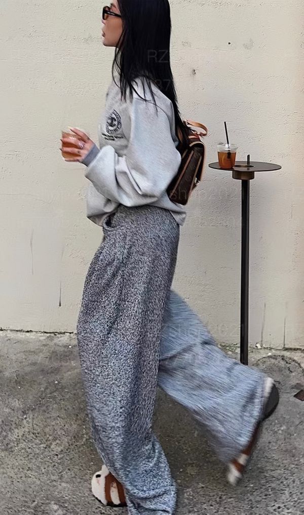 韓國毛巾褲 