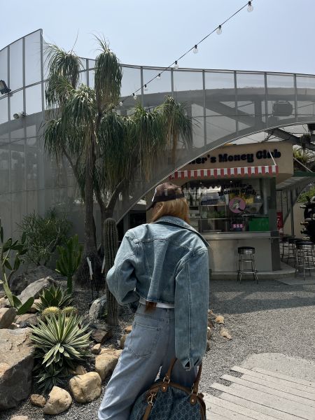 oversized jean jacket 超挺墊肩牛仔外套