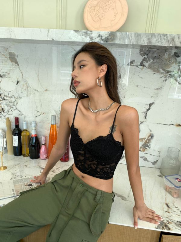 Lace corset top 蕾絲性感上衣背心 小吊帶