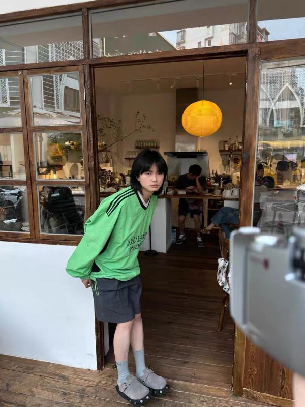 美式休閒復古球衣 