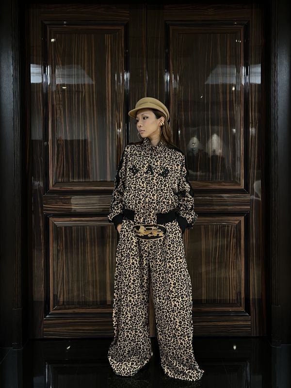 BADblood美式豹紋尼龍防風套裝 