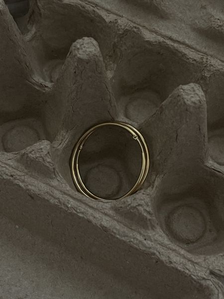 TAjA 18K gold plated earrings 不褪色鈦鋼簡約耳環