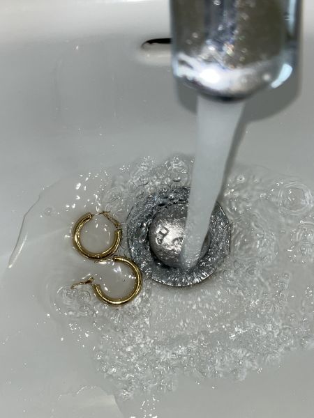 TAjA 18K gold plated earrings 不褪色鈦鋼簡約耳環