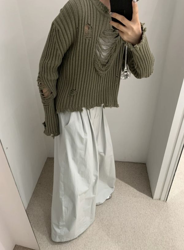 愛心雙面穿毛衣（三色） 