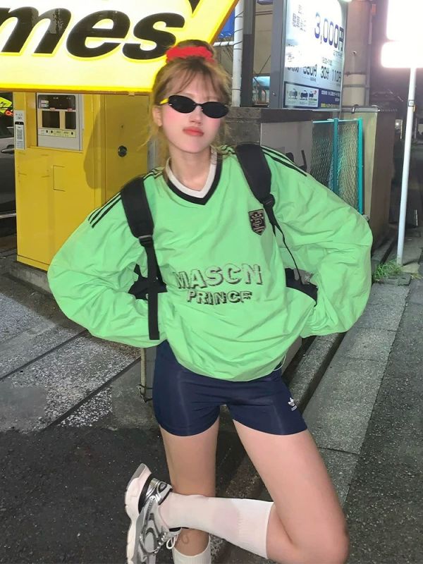 美式休閒復古球衣 