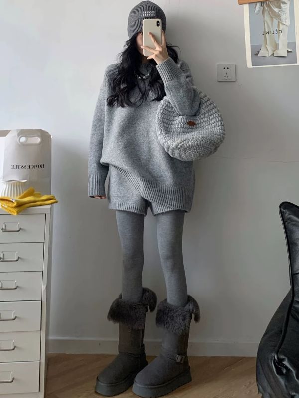 瞬間長腿氣質雪靴 