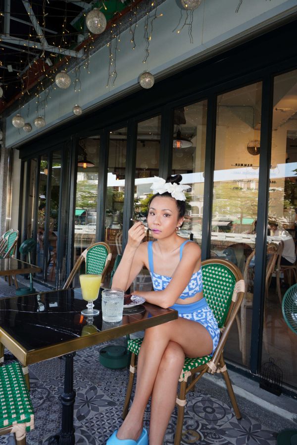 Women LOVELY Knitted 2 Piece Shorts Set Floral Print Crop❀✿❁ Women Y2K Knitted 2 Piece Shorts Set Floral Print Crop❀✿❁