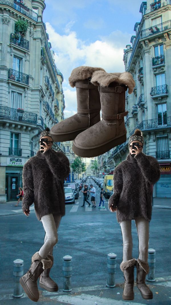 瞬間長腿氣質雪靴 