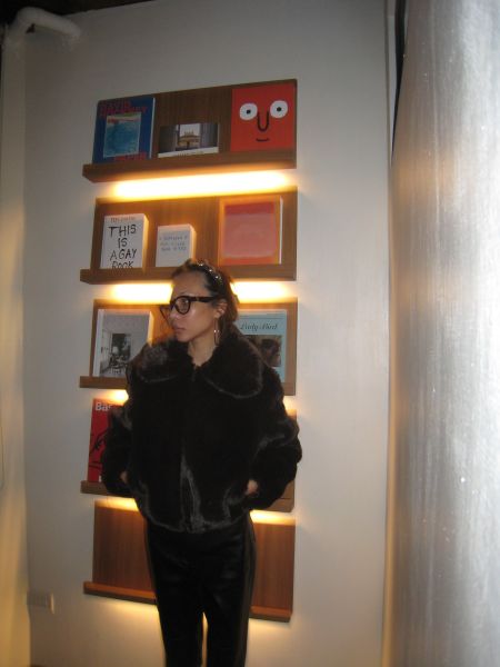 加厚高級皮草短外套（深咖） 