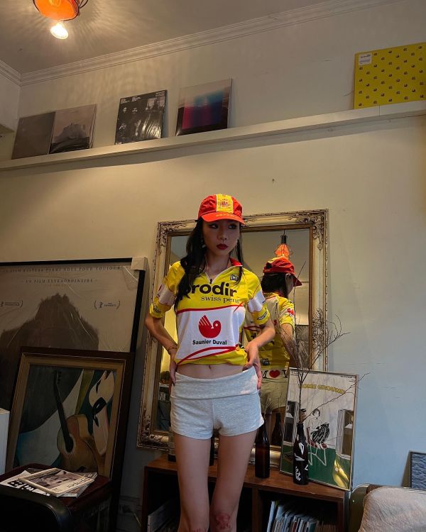 i LOVE me 嫩粉高領毛衣