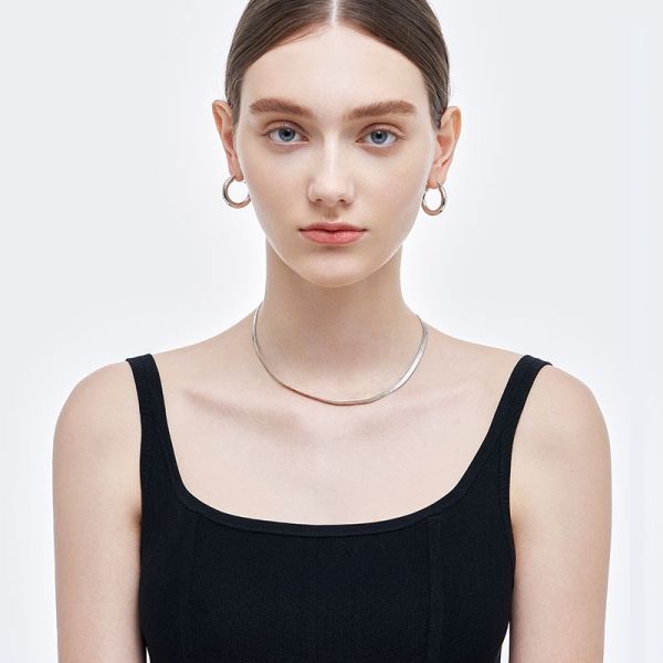 TAjA 18K gold plated earrings 不褪色鈦鋼簡約耳環