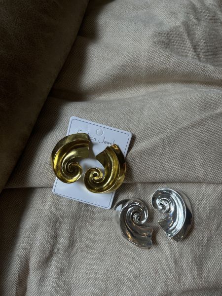 Snails 小博士 金屬貝殼海星耳環