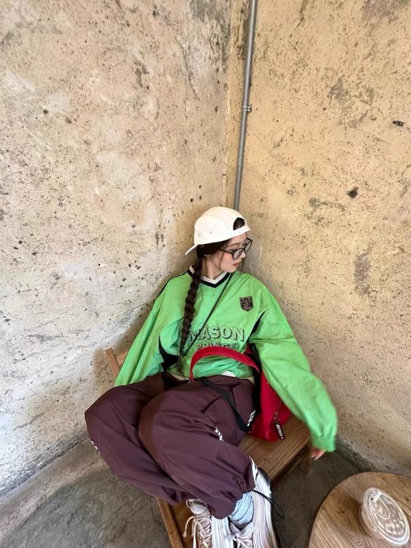 美式休閒復古球衣 
