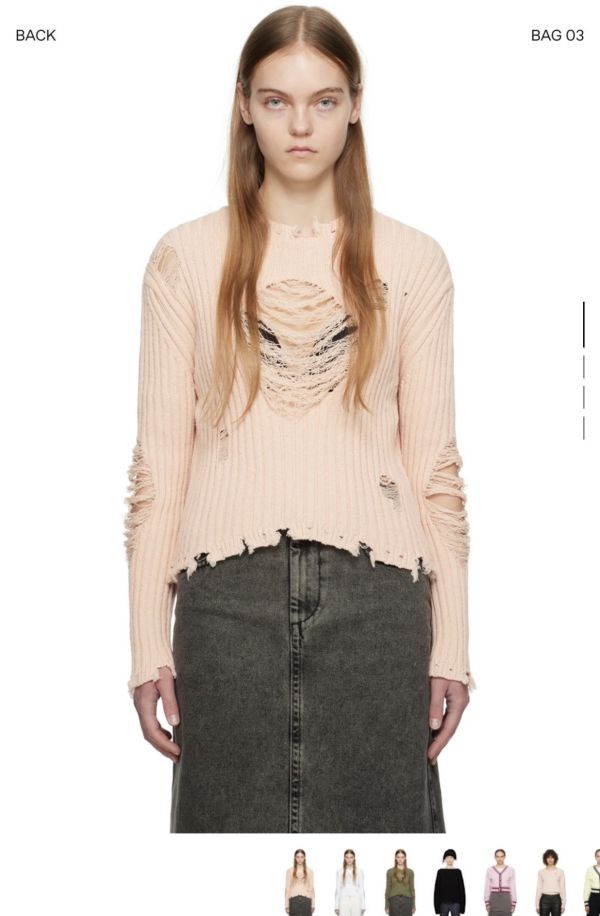 愛心雙面穿毛衣（三色） 