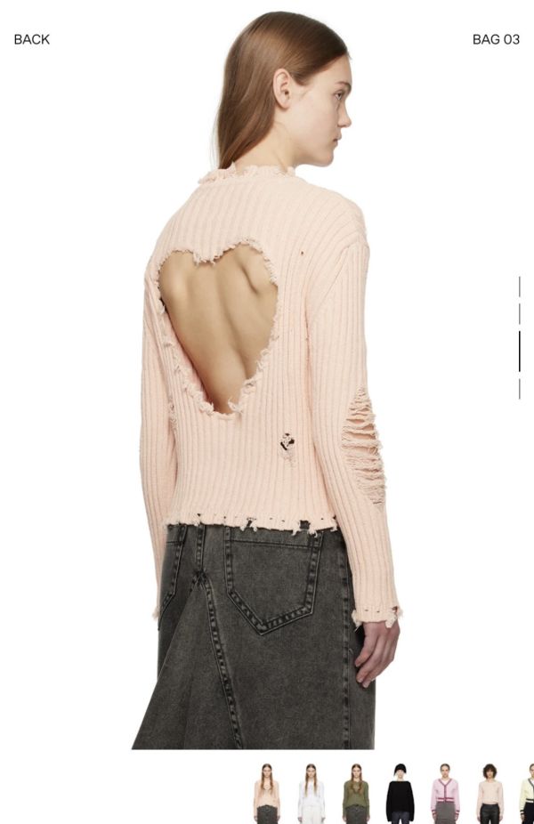 愛心雙面穿毛衣（三色） 