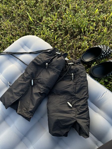 羽絨澎澎保暖造型腿套 