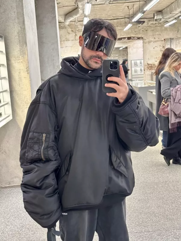 極度爆帥加厚連帽飛行服 