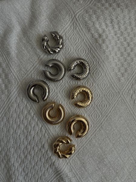 胖胖造型耳扣（四組裝） 