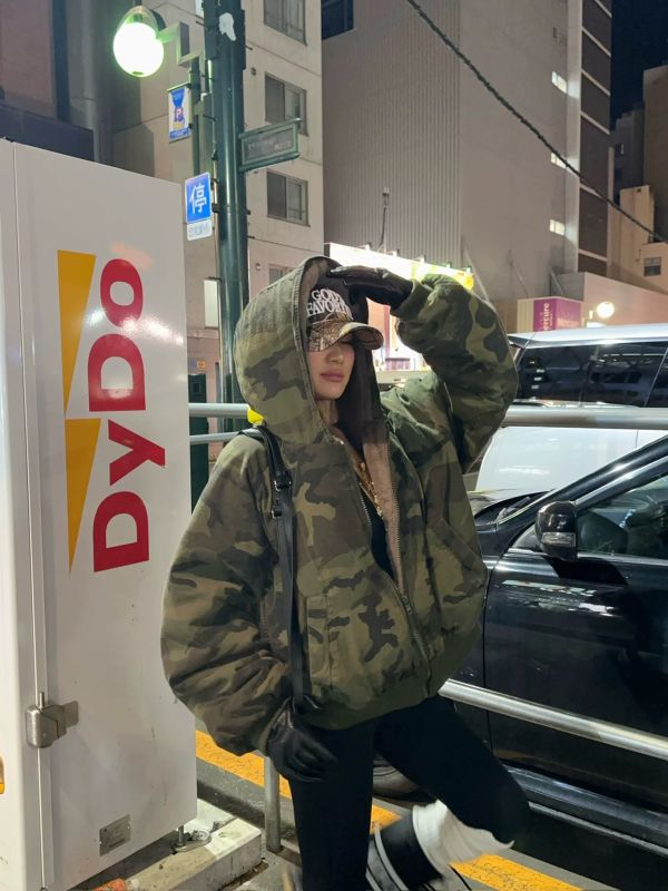 迷彩加厚水洗夾克 
