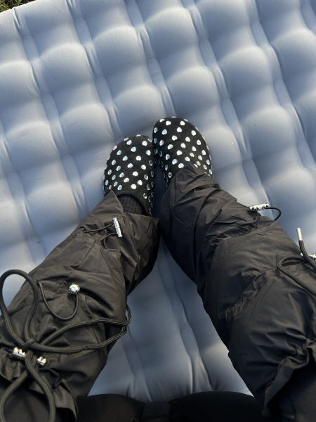 羽絨澎澎保暖造型腿套 