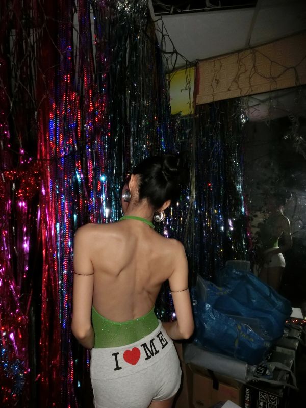 i LOVE me 嫩粉高領毛衣