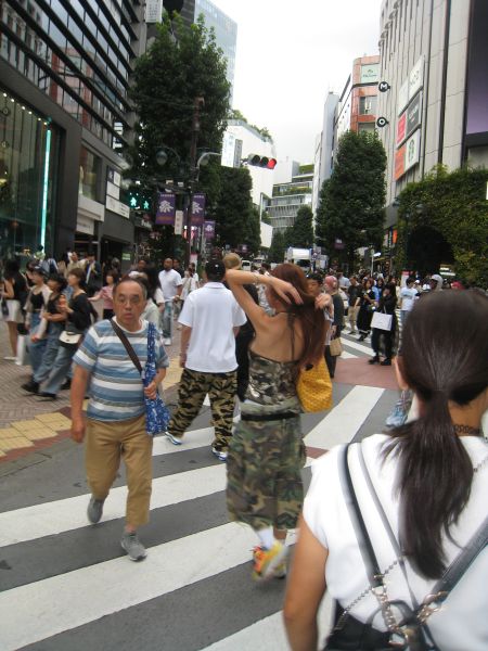 playboi 迷彩七分 pants 男女同款 