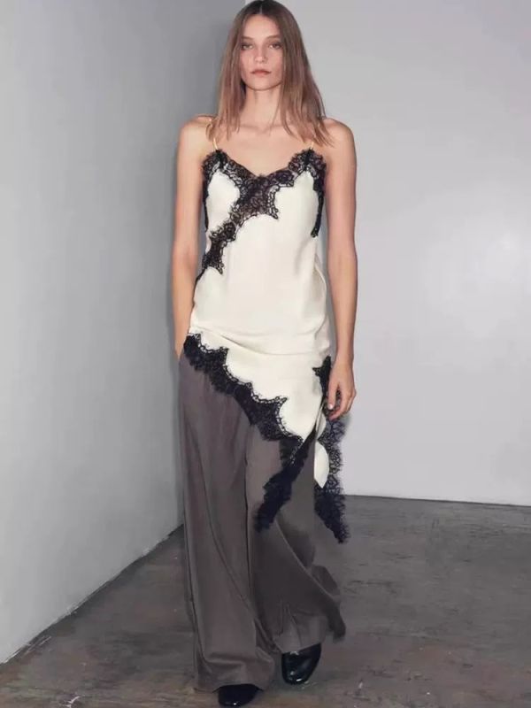 絲質洋裝上衣內搭三穿(五色) 