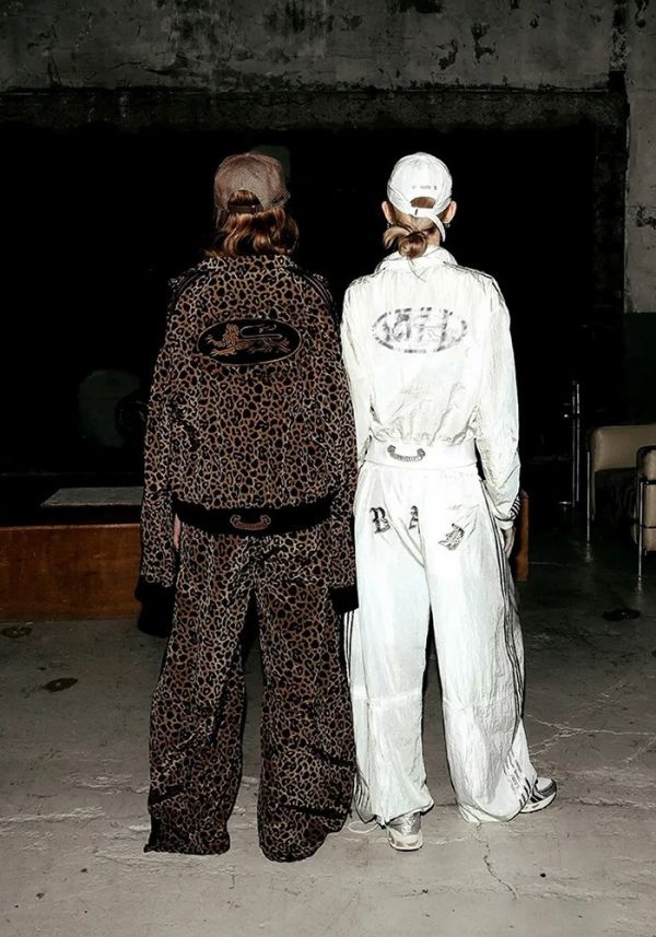 BADblood美式豹紋尼龍防風套裝 