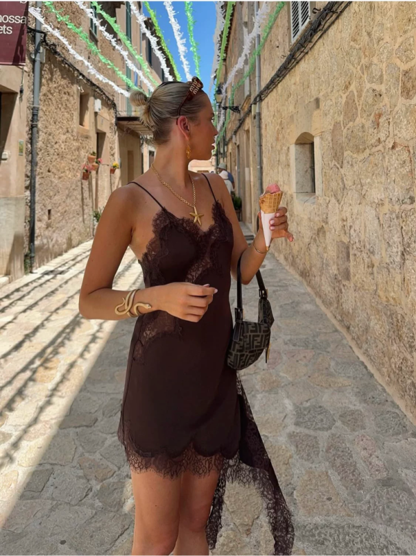 絲質洋裝上衣內搭三穿(五色) 