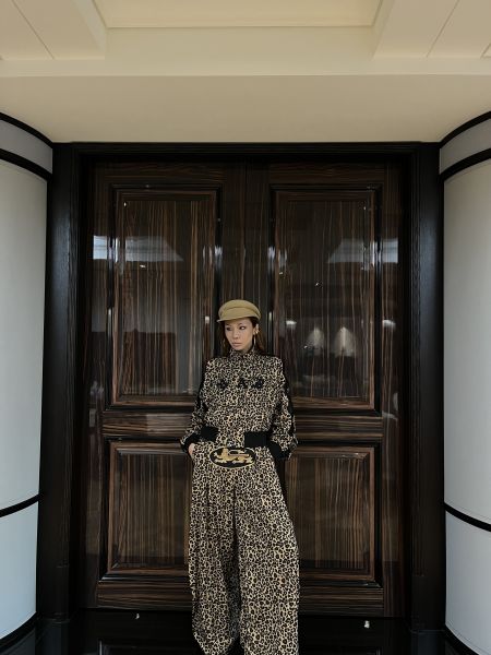 BADblood美式豹紋尼龍防風套裝 