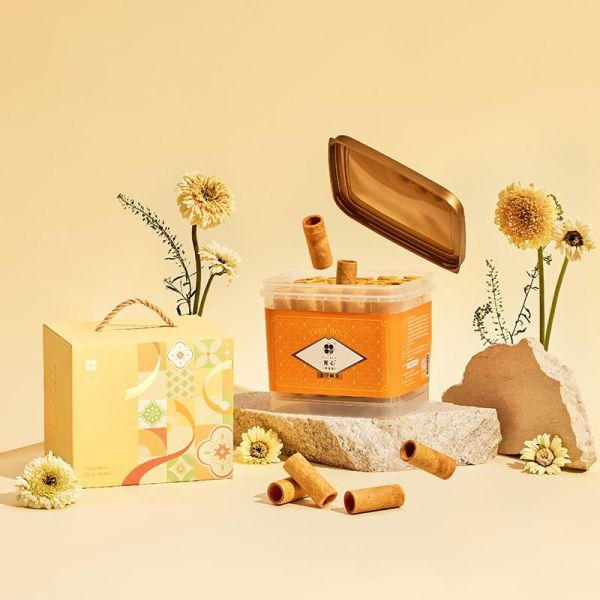 彌月提盒－綻放粹蛋捲（粹蛋捲40入） 