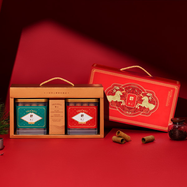 【過年禮盒】瑞駿茶香禮盒（粹蛋捲32入x2） 