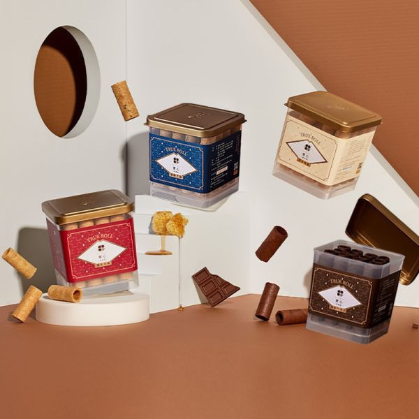 【過年禮盒】瑞駿茶香禮盒（粹蛋捲32入x2） 