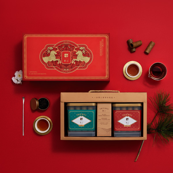 【過年禮盒】瑞駿茶香禮盒（粹蛋捲32入x2） 