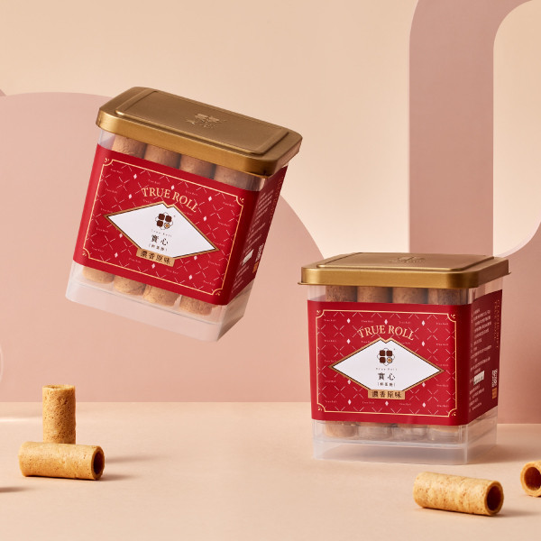 【過年禮盒】瑞駿茶韻禮盒（粹蛋捲32入x1+紅玉紅茶8入／盒） 