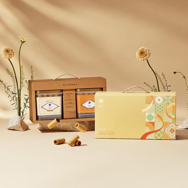 彌月禮盒－綻放粹蛋捲（粹蛋捲32入x2） 