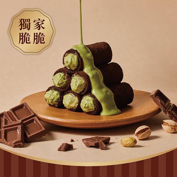 杜拜巧克力－雙倍苦甜可可，開心果濃香滑順 