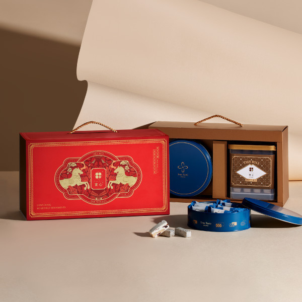 【過年禮盒】瑞駿糖果禮盒（實心糖果盒+粹蛋捲32入） 