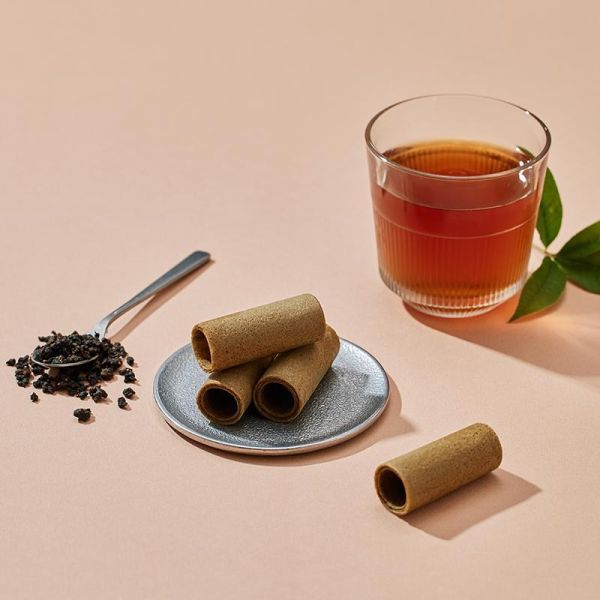 彌月禮盒－綻放雙蛋捲（粹蛋捲32入x1+實心蛋捲4入x2） 