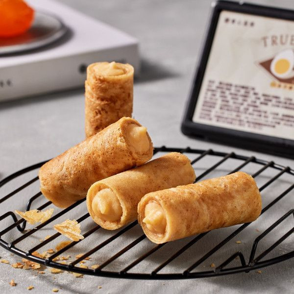 【企業禮盒】獻瑞雙蛋捲禮盒（粹蛋捲32入x1+實心蛋捲4入x2） 