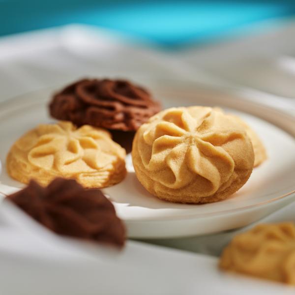 彌月禮盒－綻放輕奢（曲奇x1+粹蛋捲32入x1） 